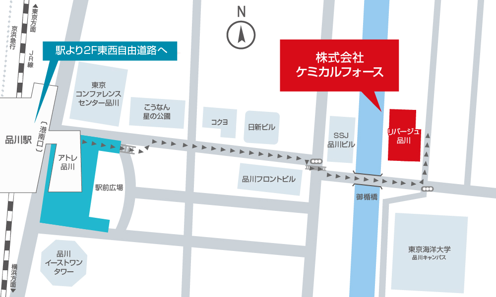 東京支社アクセスマップ